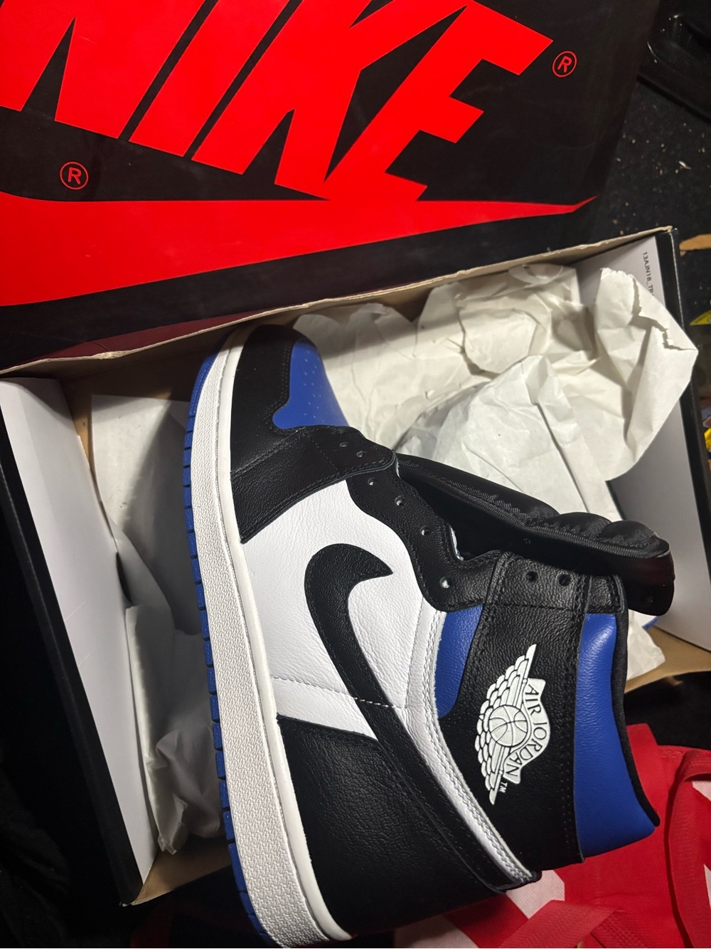 Jordan Air Jordan 1 High - Black/White/Royal Blue